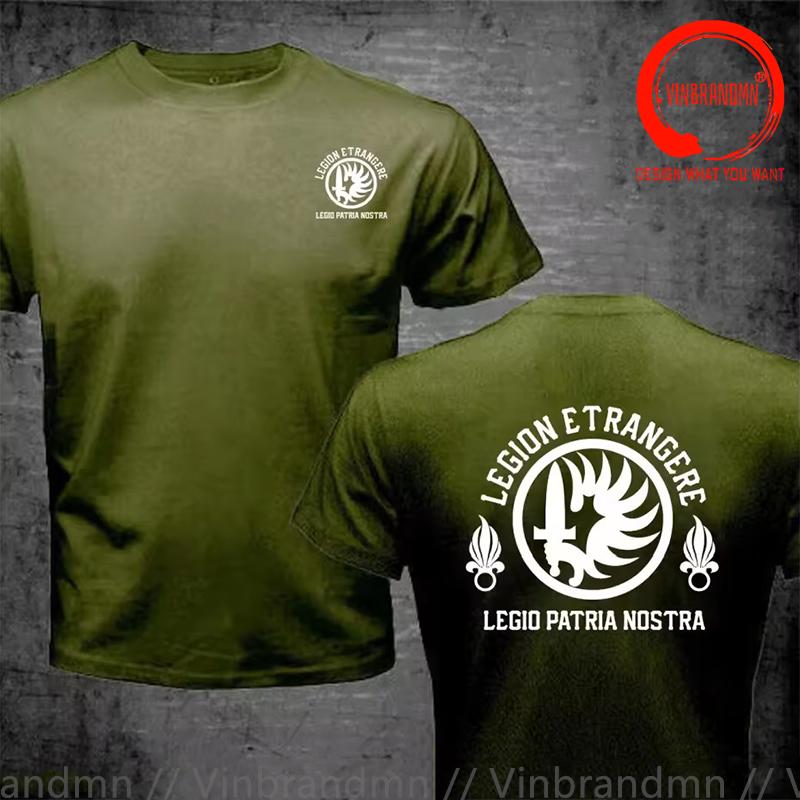 Legion Etrangere French Foreign Legion Legio Patria Nostra T Shirt Unisex Fashion Trendy Casual Clothing Stylish Tops Tee Shirt