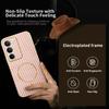 For Realme C71 4G Phone Case Carbon Fiber Textured Electroplated TPU Back Cover
