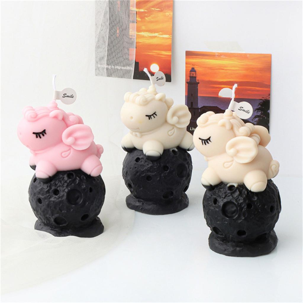 Animal Candle Mold Resin Casting Silicone Mold for DIY Candle Soap Plaster Ornament Cake Fondant Decoration