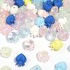 10Pcs 19x17mm Acrylic Beads Colorful Crown Heart Shaped Loose Beads For DIY Cute Bracelet Phone Chain Jewelry Accessories