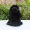 1/27cm Cocker Spaniel Anime Plushie Dog Toy High Fidelity Lifelike Stuffed Doll Gift for Kids and Adults