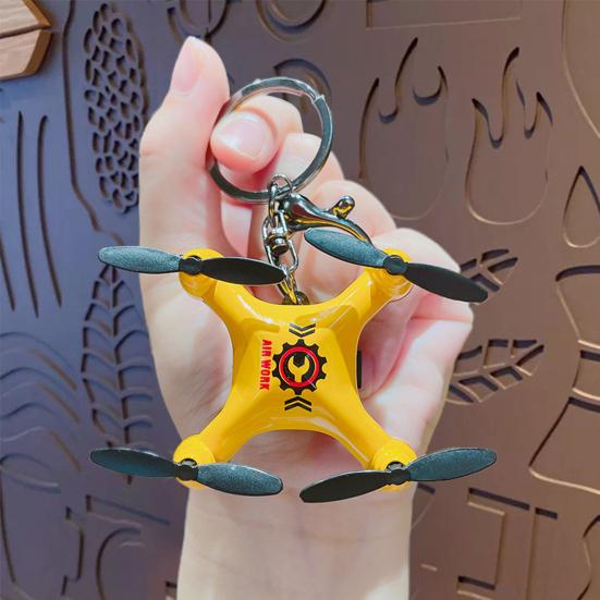 Брелок-подвеска в стиле дрона, мультяшный дизайн, мини-универсальная вешалка, брелок для рюкзака, аксессуары для детского школьного ранца