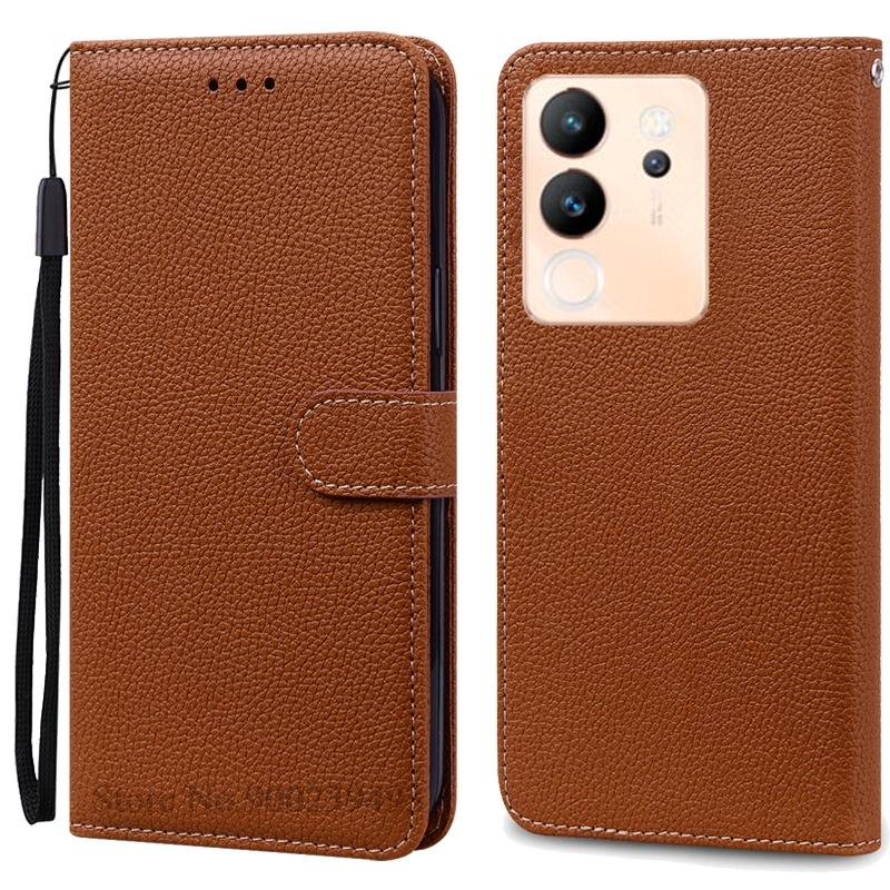 Для Vivo V30 Lite 5G чехол кожаный кошелек раскладной телефон чехол для Vivo V30 Lite чехол-книжка для Vivo V30Lite чехол Fundas Shell