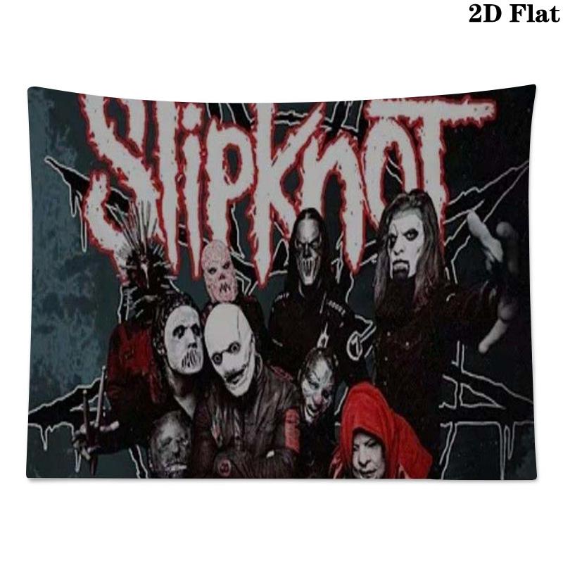 Slipknot Wall Tapestry Aesthetic Wall Hanging Printed Fabric Blanket Decorative Tapestries for Bedroom Living Room Home Decor