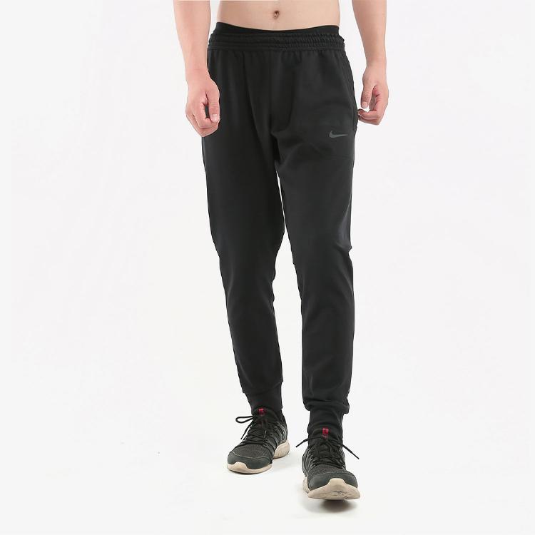 Nike Вязаные дышащие джоггеры с кулиской, мужские штаны, черные BV4453-010