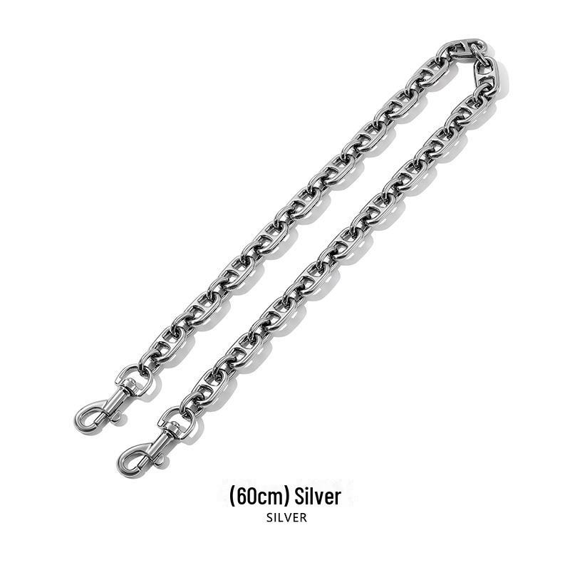 Женская сумка-слингер подмышкой с коротким ремешком и декоративной цепочкой, SP-21, совместима с сумками-седлами GU Chi.