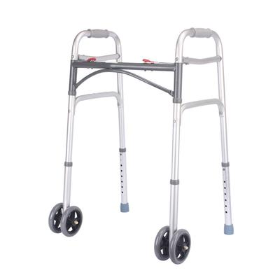 Сверхмощные складные ходунки с колесами для пожилых людей, взрослых, медицинские ходунки, бариатрические ходунки, ходунки с очень широкими передними колесами