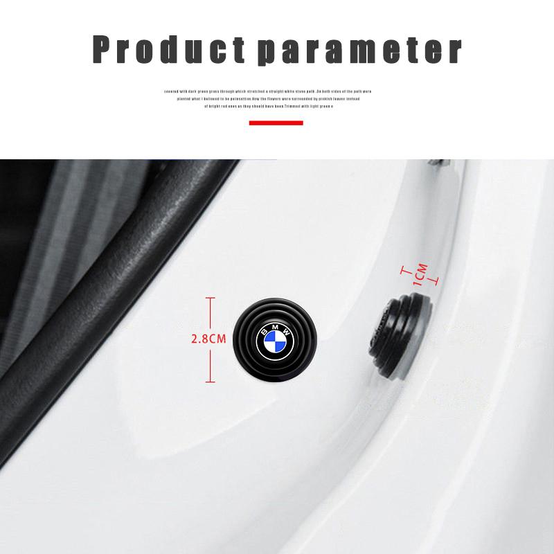 BBJM7 Car Silicone Door Shock Stickers Absorber Soundproof Buffer Pier For BMW F12 F13 G30 G32 F34 F40 F45 F46 X1 X2 X3 X5 X4 X6 X7 F2