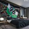 Hannover 96 Art Wall tapestry, aesthetic printed fabric blanket, suitable for bedroom, living room, and home decor.