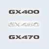 3D хромированный глянцевый черный ABS буквы номер GX400 GX460 GX470 эмблема для багажника автомобиля Lexus логотип значок наклейка