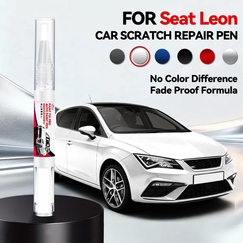 Car Paint Repair Pen For 1999-2025 SEAT Leon Paint Scratch Repair Accessories Asphalt Blue White Red Midnight Black Silver