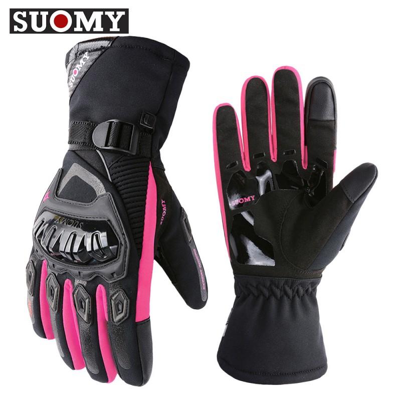 Winter Motorcycle Gloves Touchscreen Waterproof Windproof Thermal Long Cycling Men Women