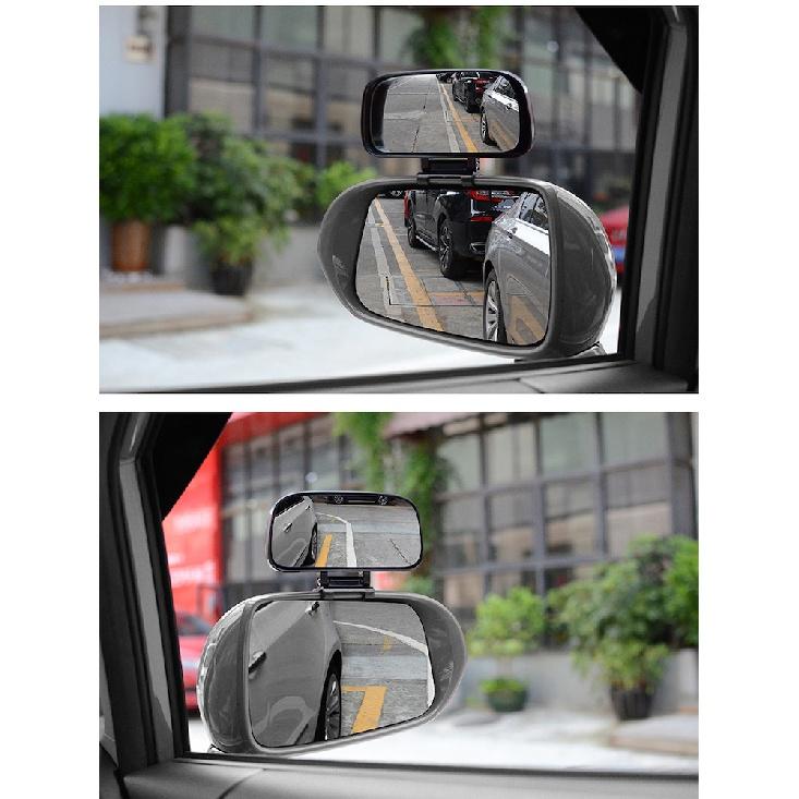 Автомобильное зеркало HD, стеклянная шторка, регулируемая широкая точка, угол наклона зеркала, парковка, вид сзади
