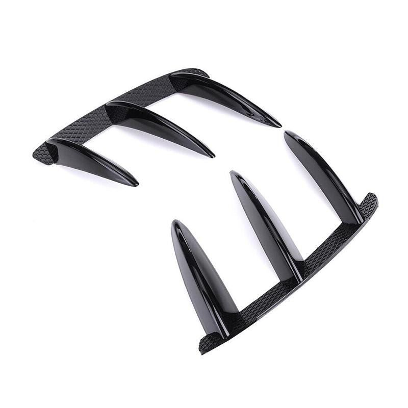 Задний бампер автомобиля Canards Side Vent Spoiler Anti Collision Guard для Mercedes Benz W176 A200 A250 A260 A45 AMG 2013-2018