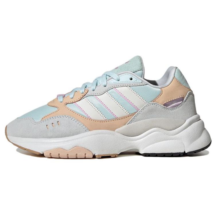 Adidas Retropy F90 Almost Blue Bliss Orange Women Sneakers Crystal-White HP8044