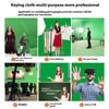 3 x 5m Photography Backdrop Set with 4 Clips Polyester Background Screen for Studio/Live Streaming