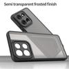 For Motorola Moto G100 Pro 5G/G86 5G Case Drop Proof Airbags Frosted Translucent PC+TPU Phone Back Cover