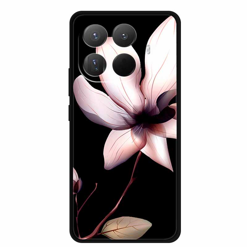 3D TPU Чехол для Xiaomi 15T 15 T 5G Рельефные Цветы Coque Тисненые Цветы Funda Силиконовый Мягкий Задний Чехол для Телефона для Xiaomi15T