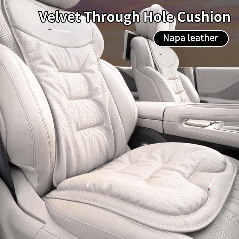 LMHKH1 2026 Car Sticker Car Seat Anti-slip Mats Velvet Memory Foam Rebound Cushion For BMW X1 X2 X3 X4 X5 X6 X7 E60 E90 E70 F10 F30 F25