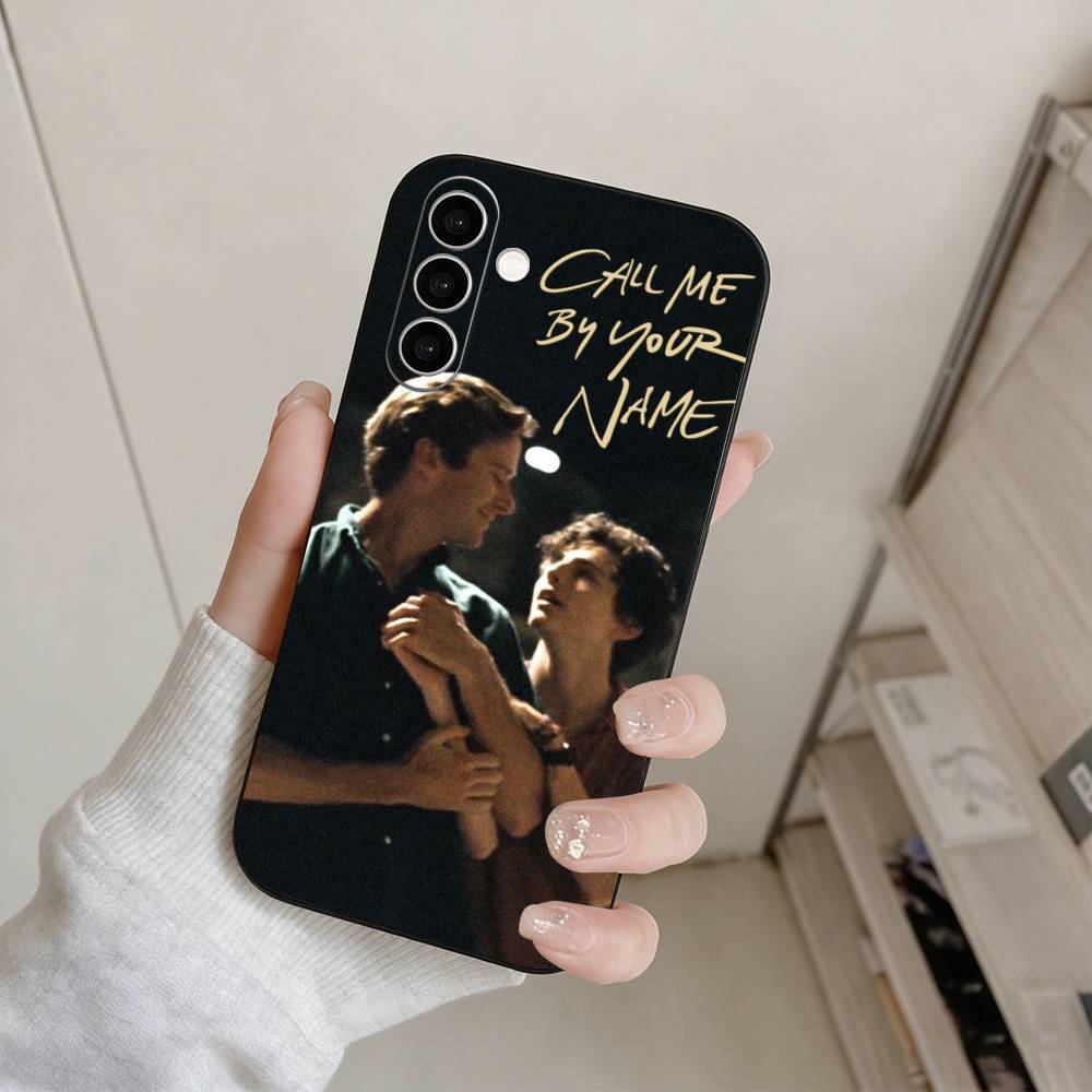 Чехол для телефона C-Call Me By Your Name для Samsung Galaxy A73, A72, A71, A70, A53, A52, A51, Других, Мягкий черный чехол