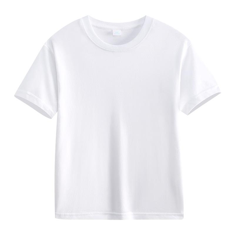 Детская футболка конфетного цвета с короткими рукавами, классная форма для детского сада, пустая, нарисованная вручную