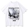 Футболка Jojo Bizarre Adventure для подростков, цветная, в стиле 80-х, гранж, корейская одежда, футболка, корейская одежда, университет, Y2k, классические аниме топы