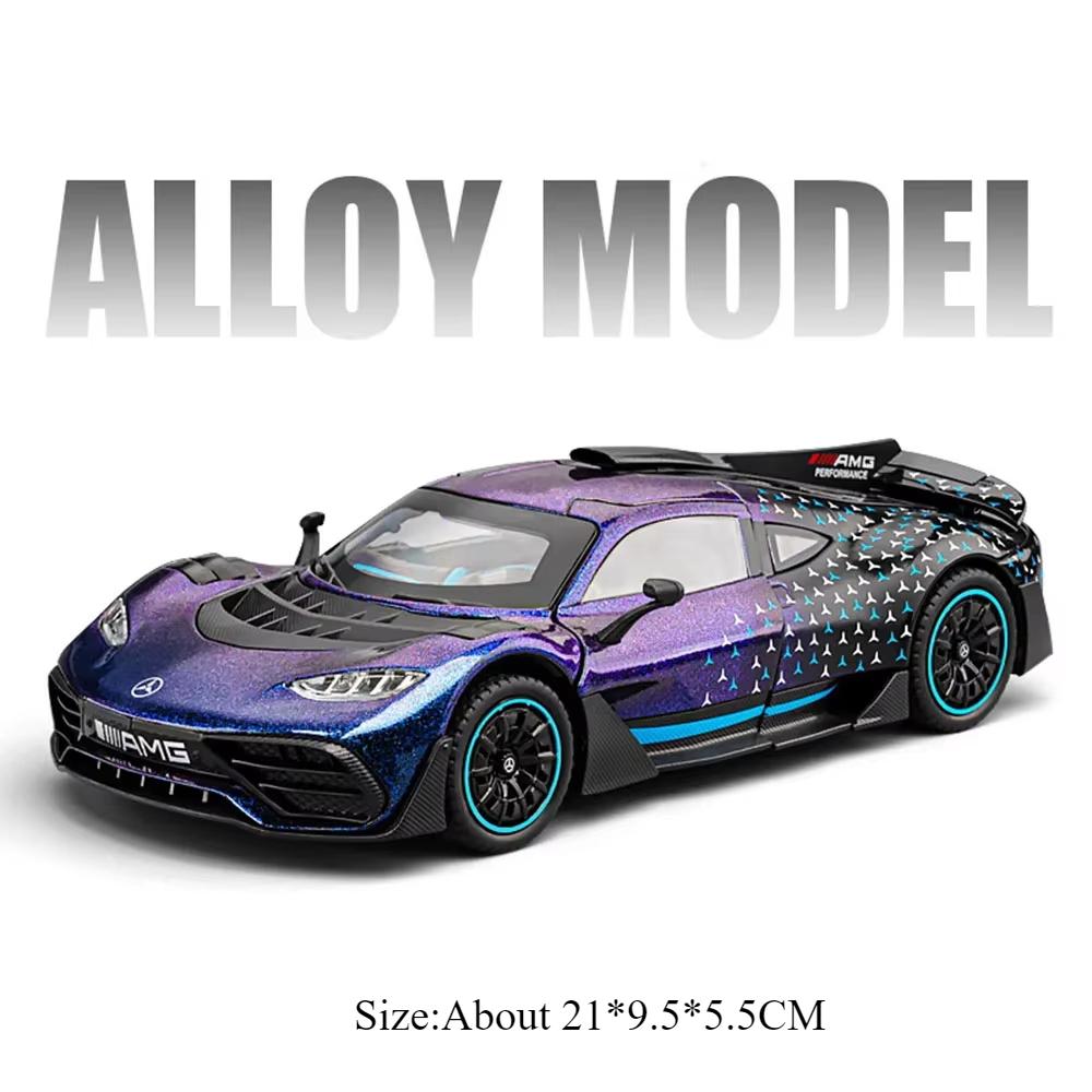 1:24 Vision Gt Сплав Модель Спортивного Автомобиля Литая Миниатюрная Игрушка Звук Свет Оттягивание Двери Открываются Автомобиль Для Друга Праздничный Подарок