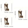 Красочный акриловый подвесной автомобильный орнамент Милый мультяшный стиль Для украшения дома и автомобиля