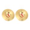 Crash Cymbal Brass Percussion Instrument Pair Teaching Tool Toy for Children Adult