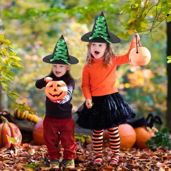 Halloween Witch Adults Teens Compact And Convenient Fits Hat And Kids Witch Hat for Any Witch Costume