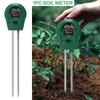 3 In 1 Soil PH Meter Moisture Monitor Temperature Sunlight Tester for Gardening Plants Farming 1PC