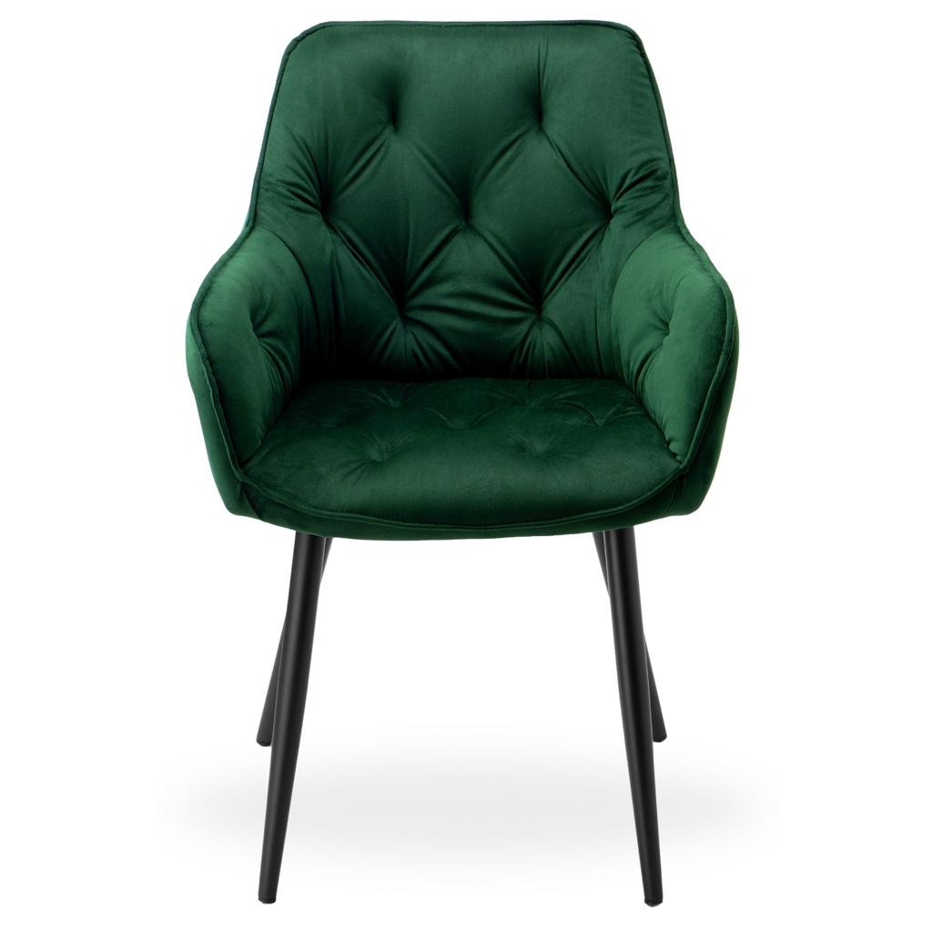 Nevada Velvet Dark Green Velvet Chair