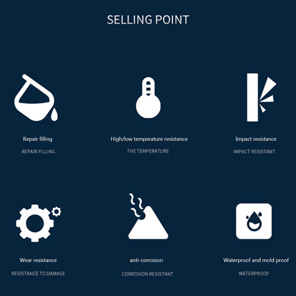 Герметик для склеивания, антикоррозионный клей AB, водонепроницаемый для стали, железа, алюминия