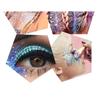 HANDAIYAN Nine -color Big Sequins Gel Eyes Shadow Mermaid Face Sequins Body Milk Performance Stage Nightclub Makeup