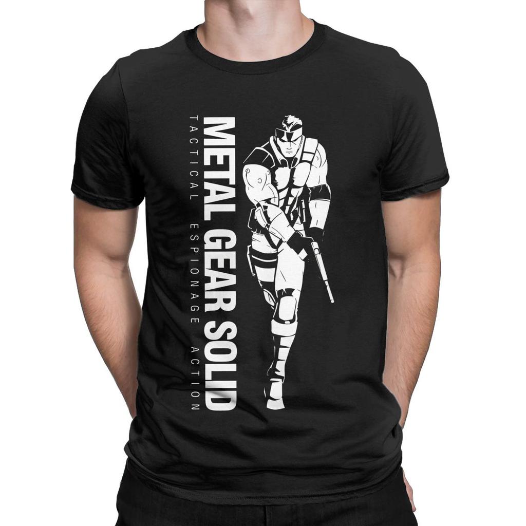 Мужские Женские Футболки Metal Gear Solid 3 Snake Raiden Игра-стрелялка Новинка Хлопковые Футболки Топ Футболка Одежда Графический Принт
