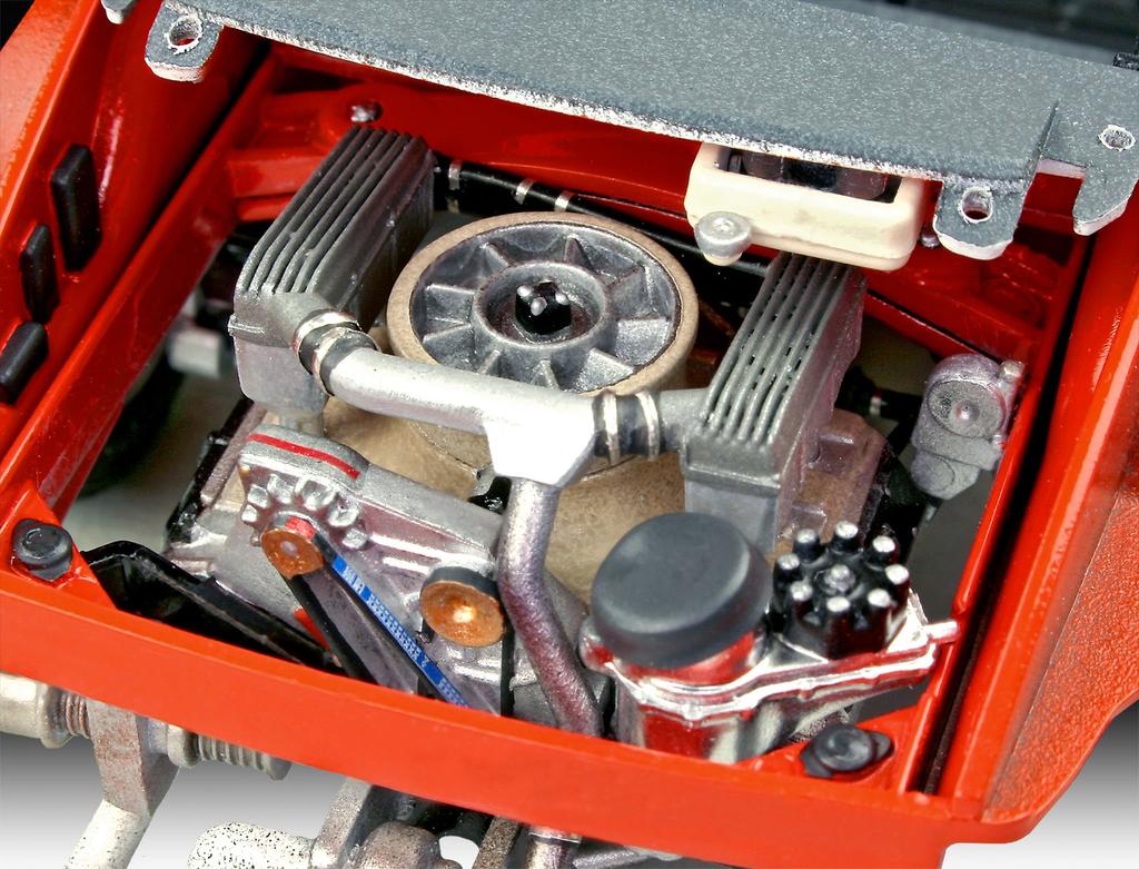 Немецкий Revell Porsche 934 RSR Пластиковая модель 07031 1/24 Jägermeister