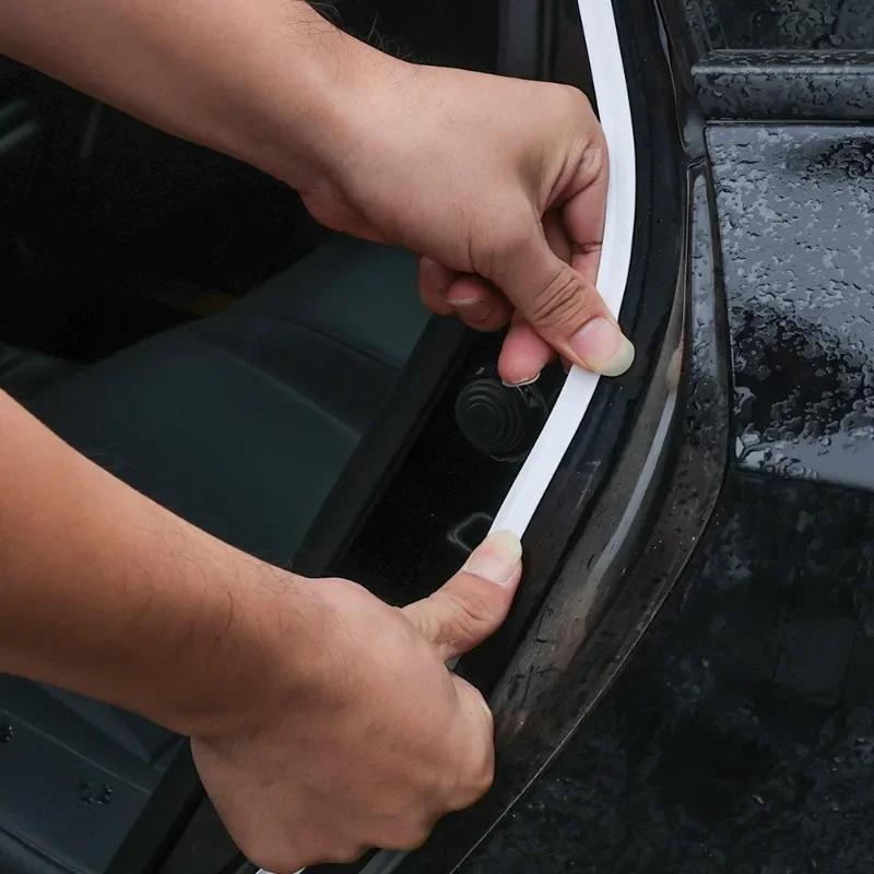 1.6/2/5M автомобильная резиновая уплотнительная лента для автоматического бампера, фары, боковая юбка, зазор крыла, амортизирующая водонепроницаемая уплотнительная лента EPDM