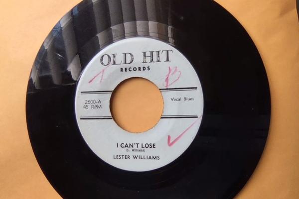 7-дюймовая пластинка LESTER WILLIAMS / THE ROBINS - I Can't Lose / If It's So Baby 2600 Old Hit Records Ямайский соул/фанк Б/У