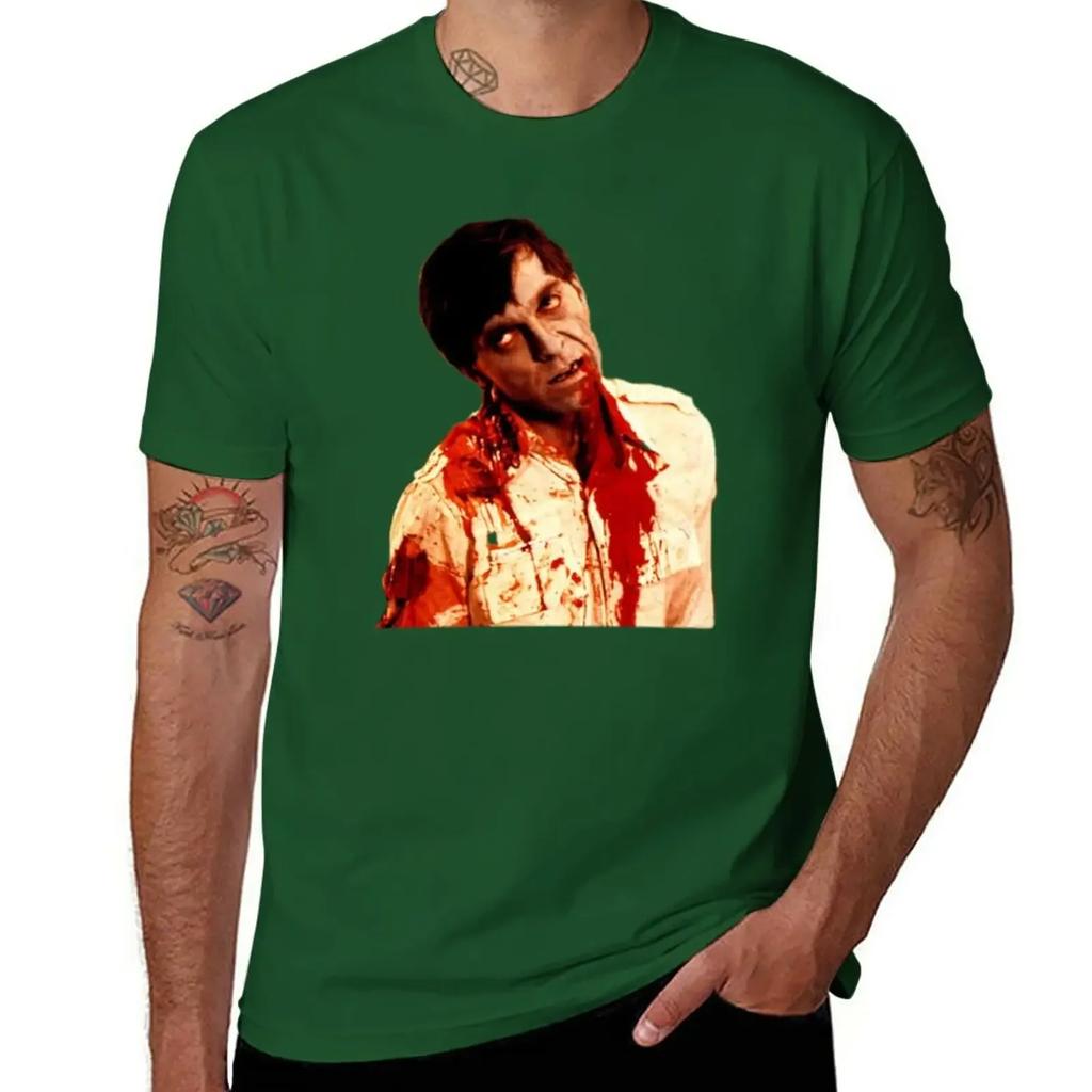 Dawn of the Dead T-Shirt summer clothes vintage blanks plain black t shirts men