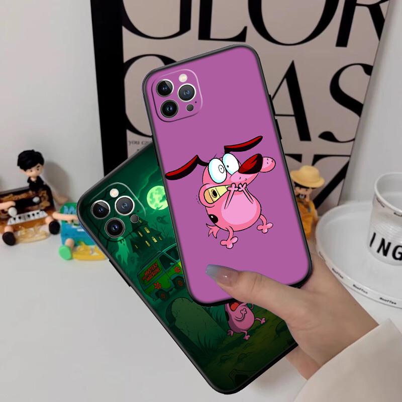 RP11 C-Courage C-Cowardly D-Dog Case for Samsung A11 A12 A13 A15 A52S A53 A55 A56 A70 A71 A72 A73 F06 F16 F56 S10 Plus S10e