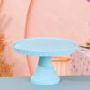 Round Shape Cake Stand Ribbed Texture Cake Plate Stand Classic Pastry Stand  Home Kitchen Use