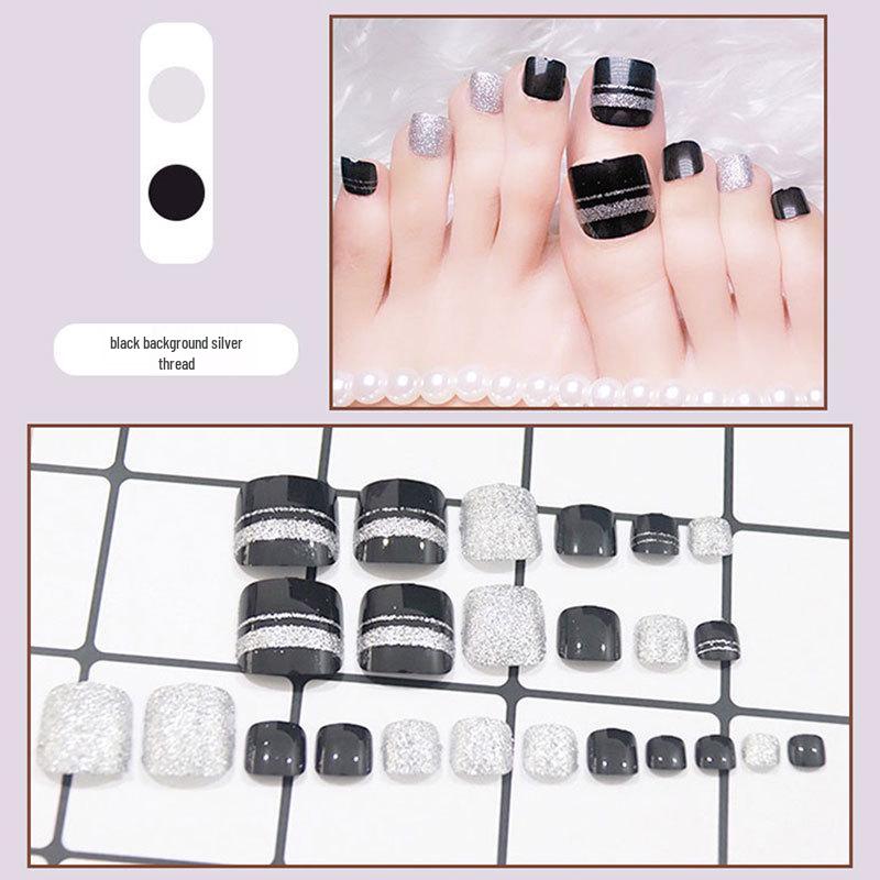 Press-On Toenail Art: Finished Nail Pieces and Wearable Patches