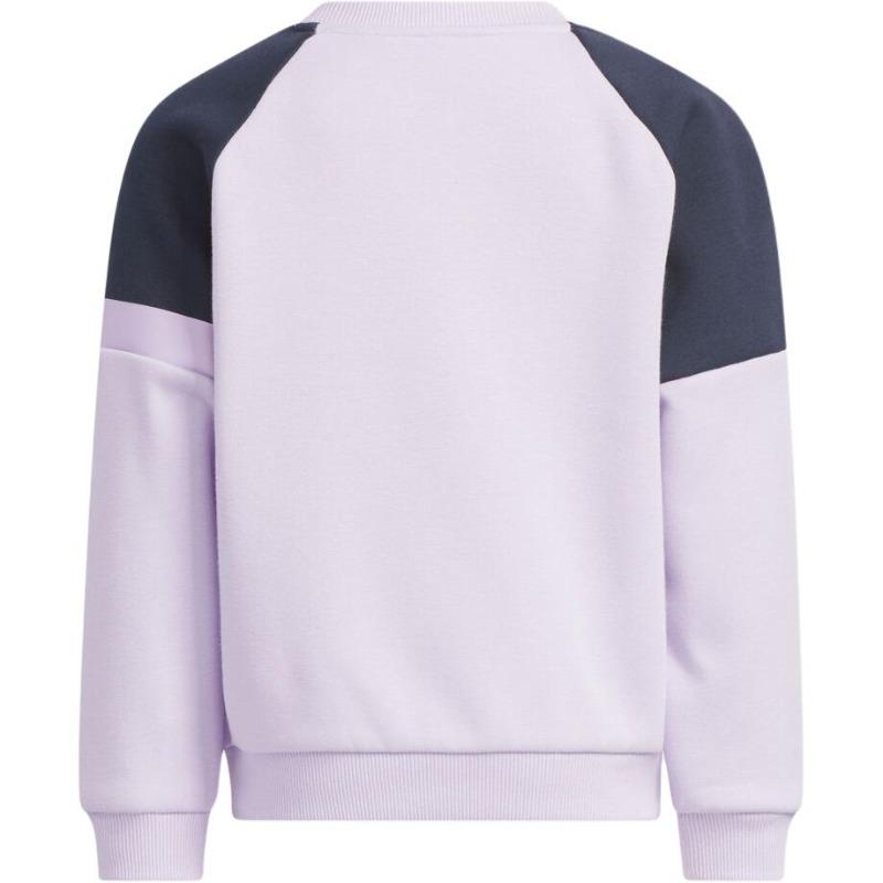 Adidas Logo Letter Crew Neck Pullover Sports Long Sleeve Kids Tops KB5129