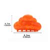 1pc Colorful Texture Cloud Hair Clip, Japanese and Korean Ins Acrylic Grip Clip, Back of the Head Disc Hair Shark Clip