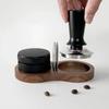 51/53/58mm Walnut Wood Coffee Powder Hammer Base Coffee Tamper Mat Stand Storage Pad Filter Screen Holder Coffee Accessories
