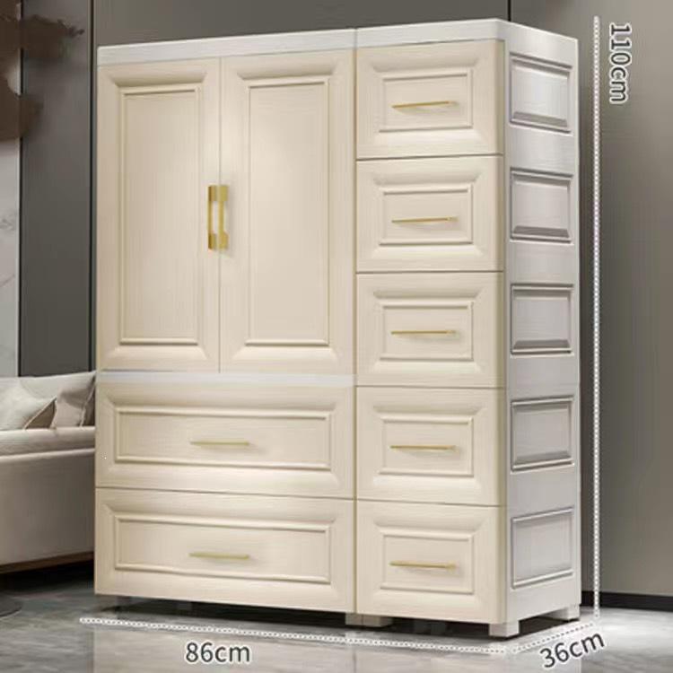Multi-Layer Drawer Storage Cabinet for Baby Room and Bedroom