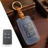Чехол для автомобильного ключа Fob Кожаный держатель Аксессуары для Jaguar Land Rover Rangerover Evoque Discover Freelander Sport Svr Defender