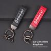 For Renault 2026 New Hub Caps 1Pcs Carbon Fiber Leather Car Keychain Key Ring Chain For Renault Clio Kadjar Koleos Megane Espace