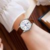 Водонепроницаемые OLEVS легко читаемые популярные наручные часы аналоговые кварцевые модные деловые стильные часы с белым циферблатом симпатичные часы с кожаным ремешком легкие часы