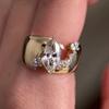 Серебряные кольца 925 пробы, классические, с широкой огранкой, для женщин, уникальный дизайн, модные, в стиле хип-хоп, парные, ювелирные подарки